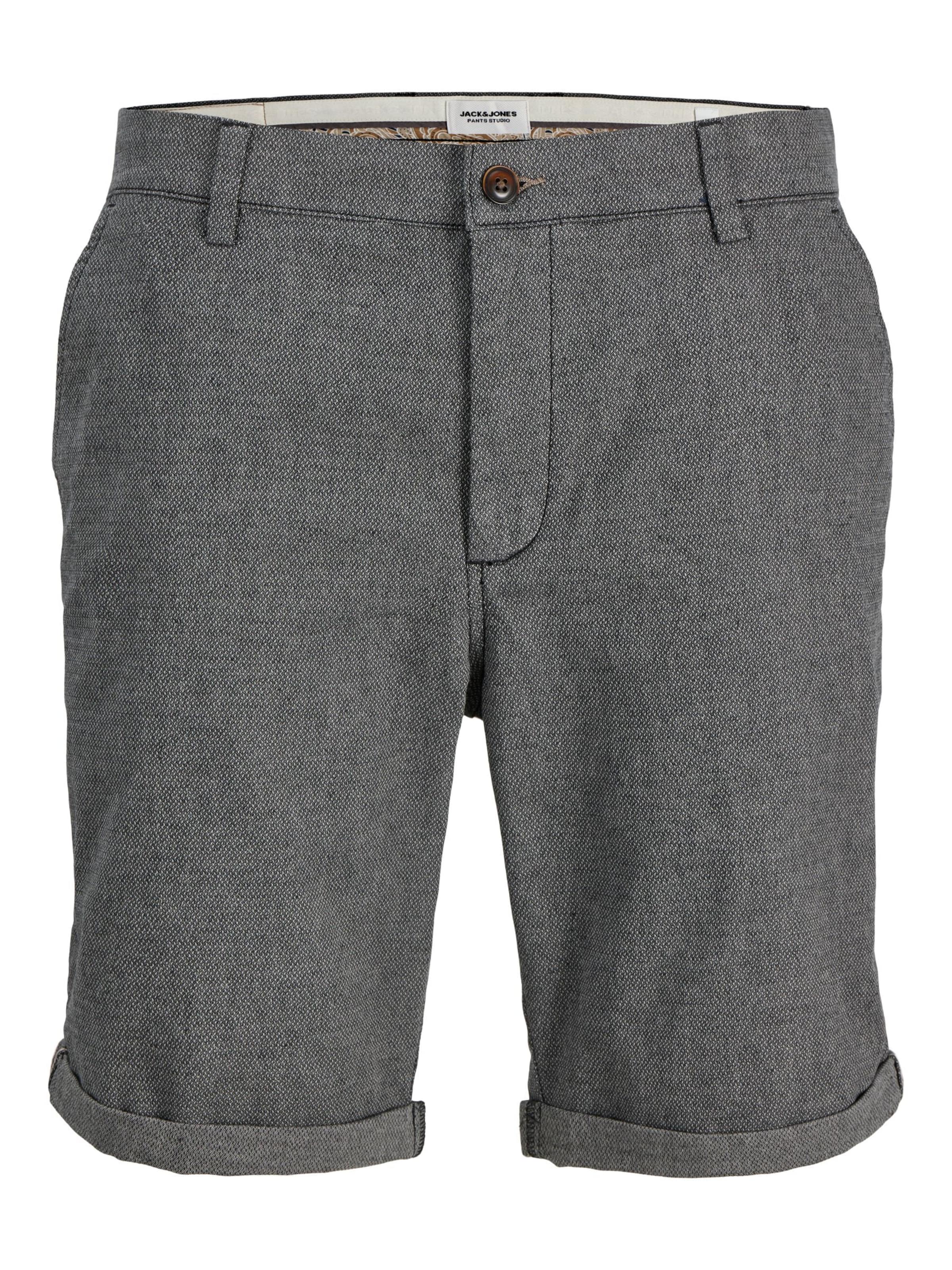 JACK & JONES Chino trousers in Grey: front