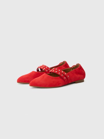 GABOR Strap ballerina in Red