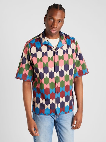 Studio Seidensticker Regular fit Button Up Shirt in Blue: front