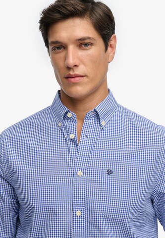 Coupe regular Chemise Superdry & Co en bleu