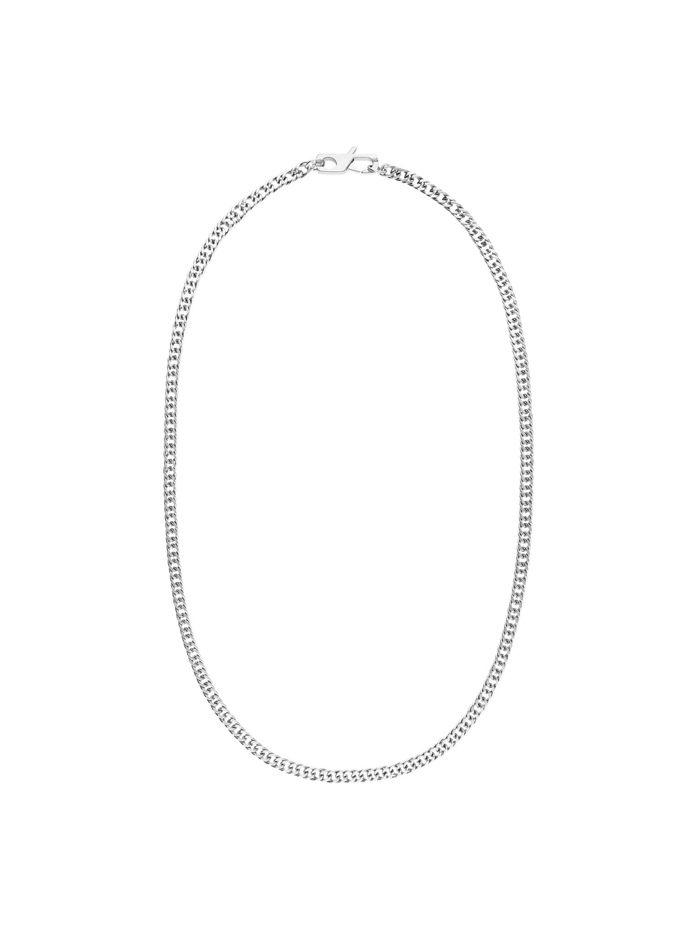 Chaîne GUESS en argent : devant