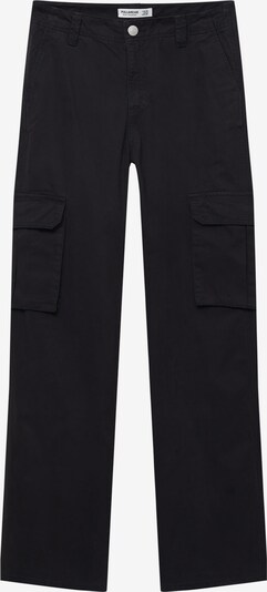 Pantaloni cu buzunare Pull&Bear pe negru, Vizualizare produs