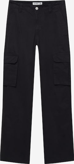 Pull&Bear Pantalon cargo en noir, Vue avec produit