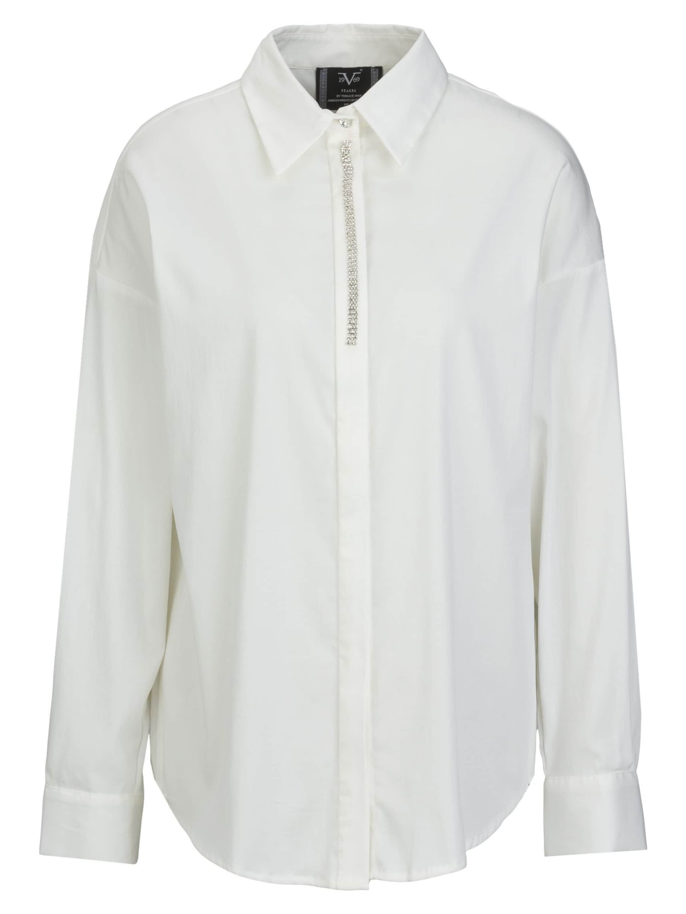 19V69 ITALIA Bluzka 'India' w kolorze biały: przód