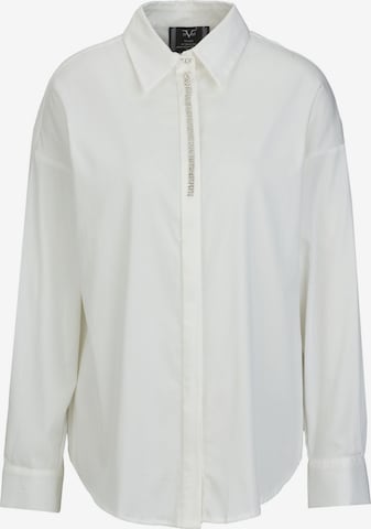 19V69 ITALIA - Blusa 'India' en blanco: frente