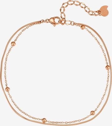 Hey Happiness Foot jewelry 'Sea Beads' in Gold: front