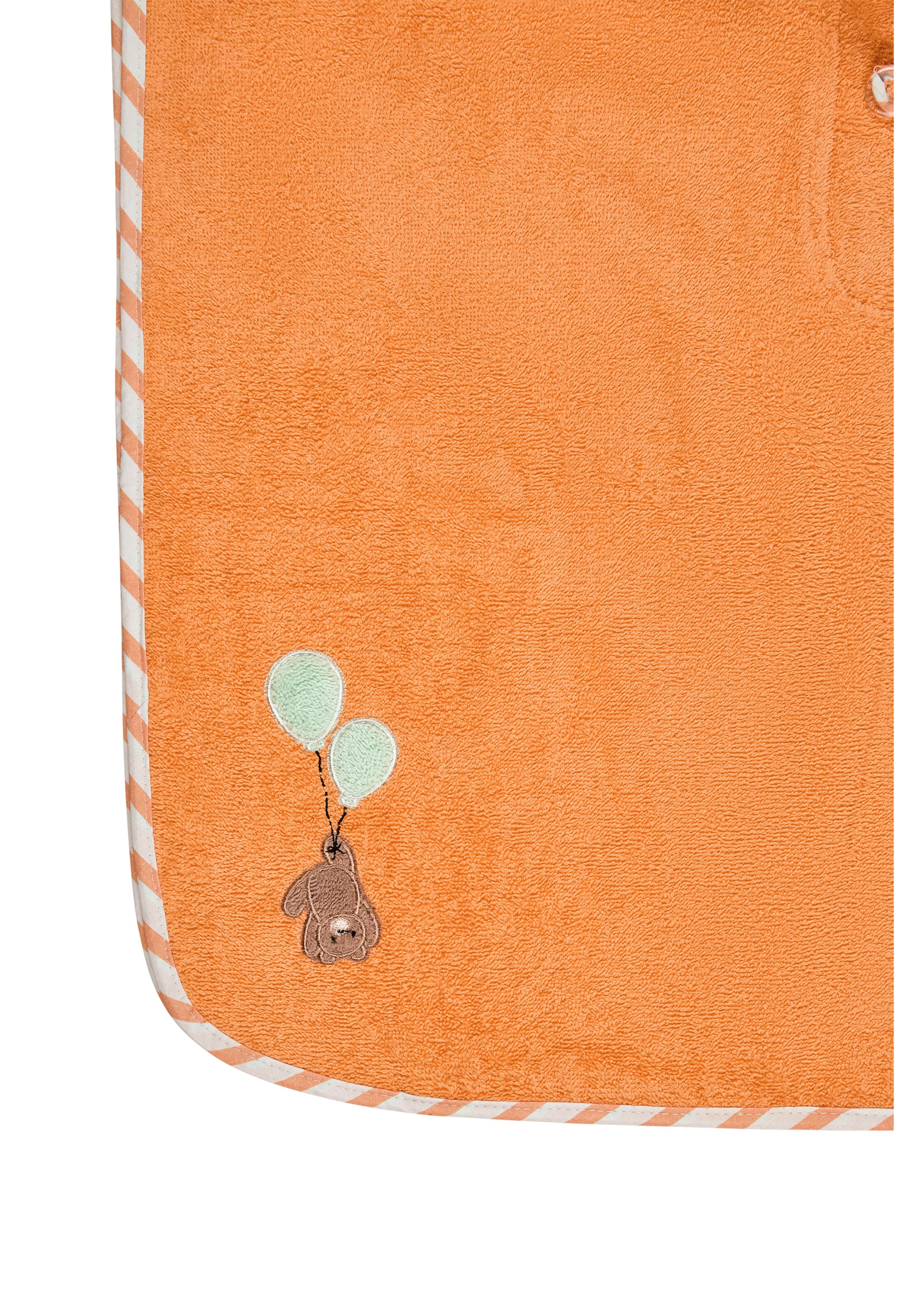 STERNTALER Bathrobe 'BÄR Bo' in Orange