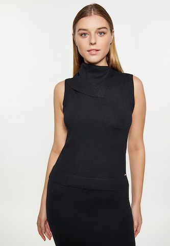 DreiMaster Klassik Sweater in Black: front