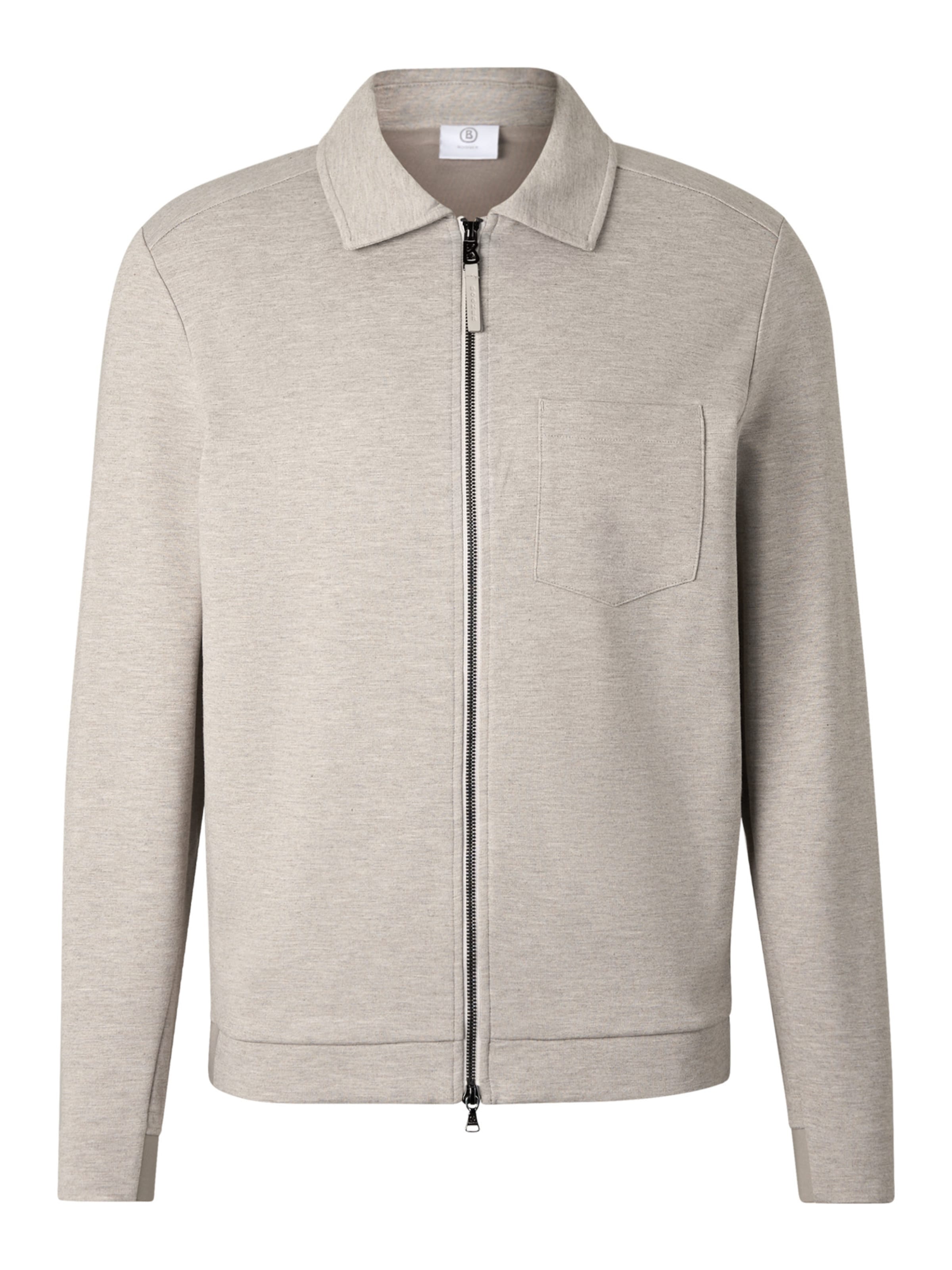 BOGNER Sweatjacke 'Ringo' in Beige: Vorderseite