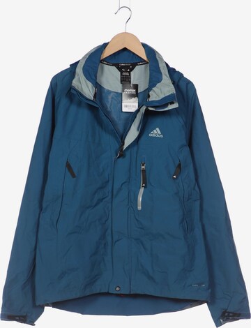 ADIDAS PERFORMANCE Jacket & Coat in L in Blue: front