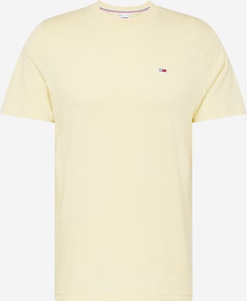 Tommy Jeans Regular Fit T-Shirt in Gelb: predná strana