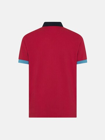SUN68 T-shirt 'SUN68 POLO 3 COLOR WAY S/S POLO' i röd