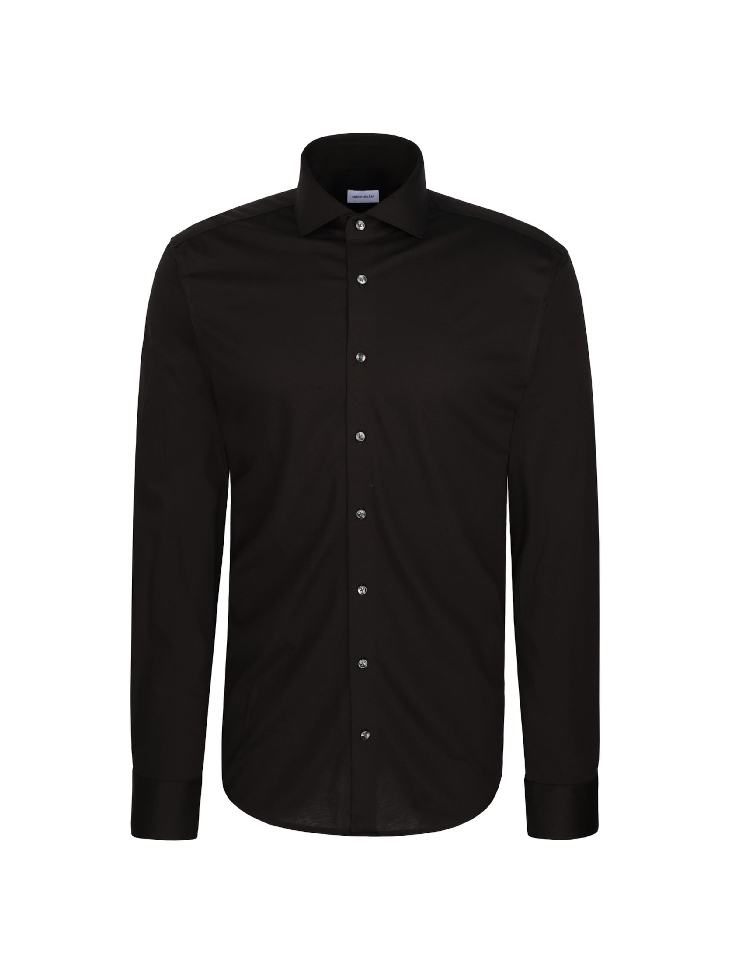 Coupe regular Chemise business SEIDENSTICKER en noir