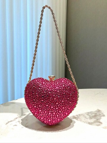 Tomshop24-7 Clutch 'Herz' in Pink