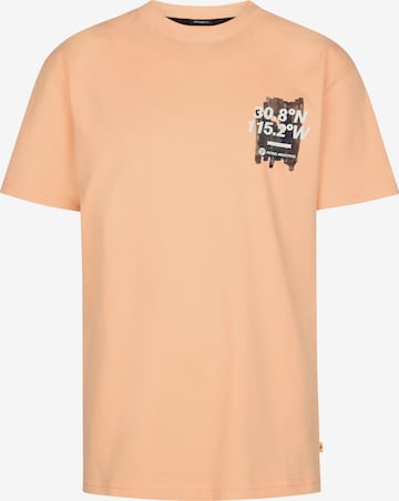 T-Shirt Petrol Industries en orange : devant