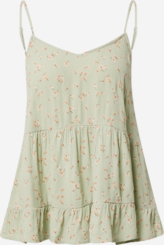 Top 'CAMI' di American Eagle in verde: frontale