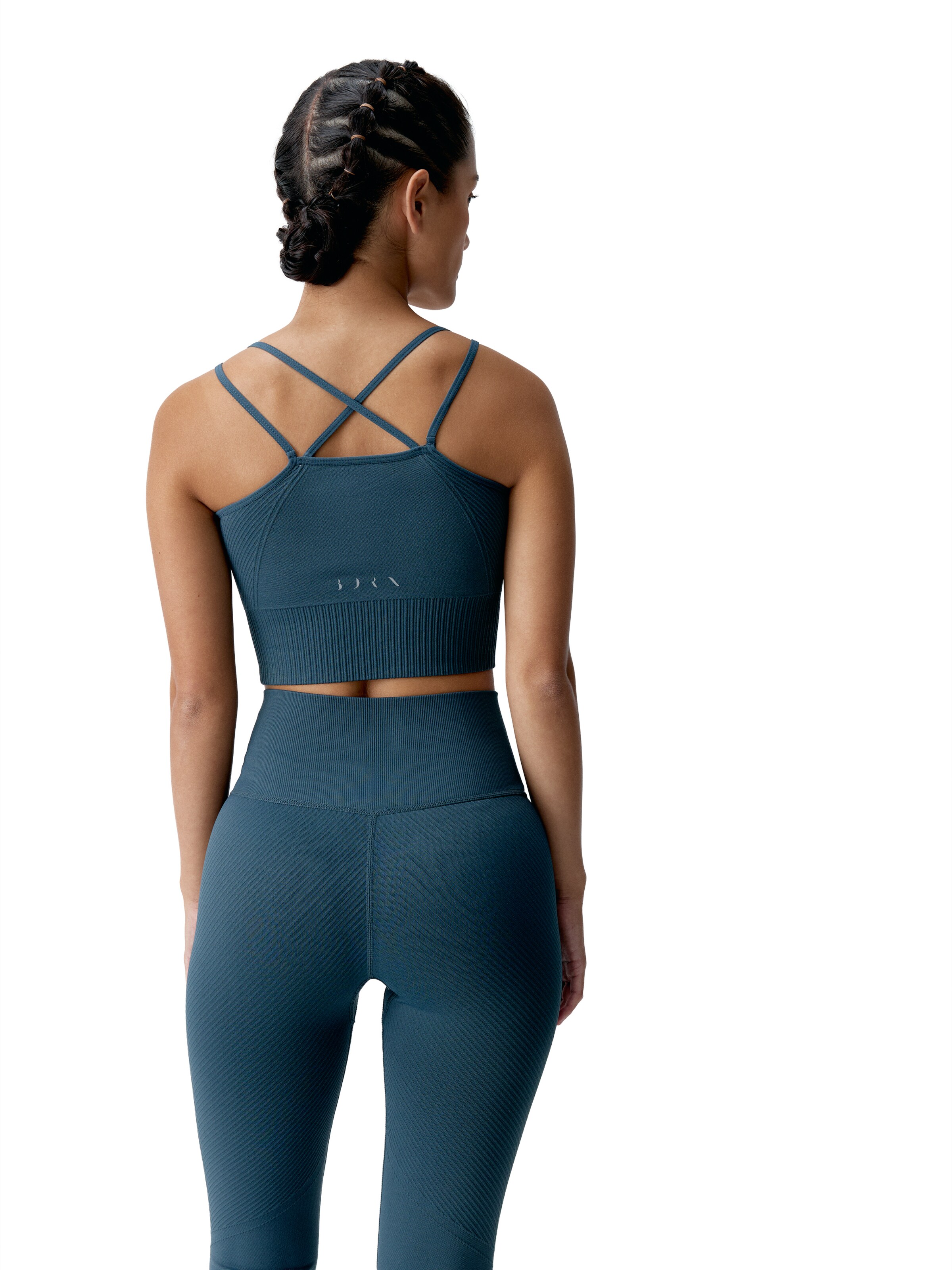 Born Living Yoga Sporttop ' Devika ' in Grijs