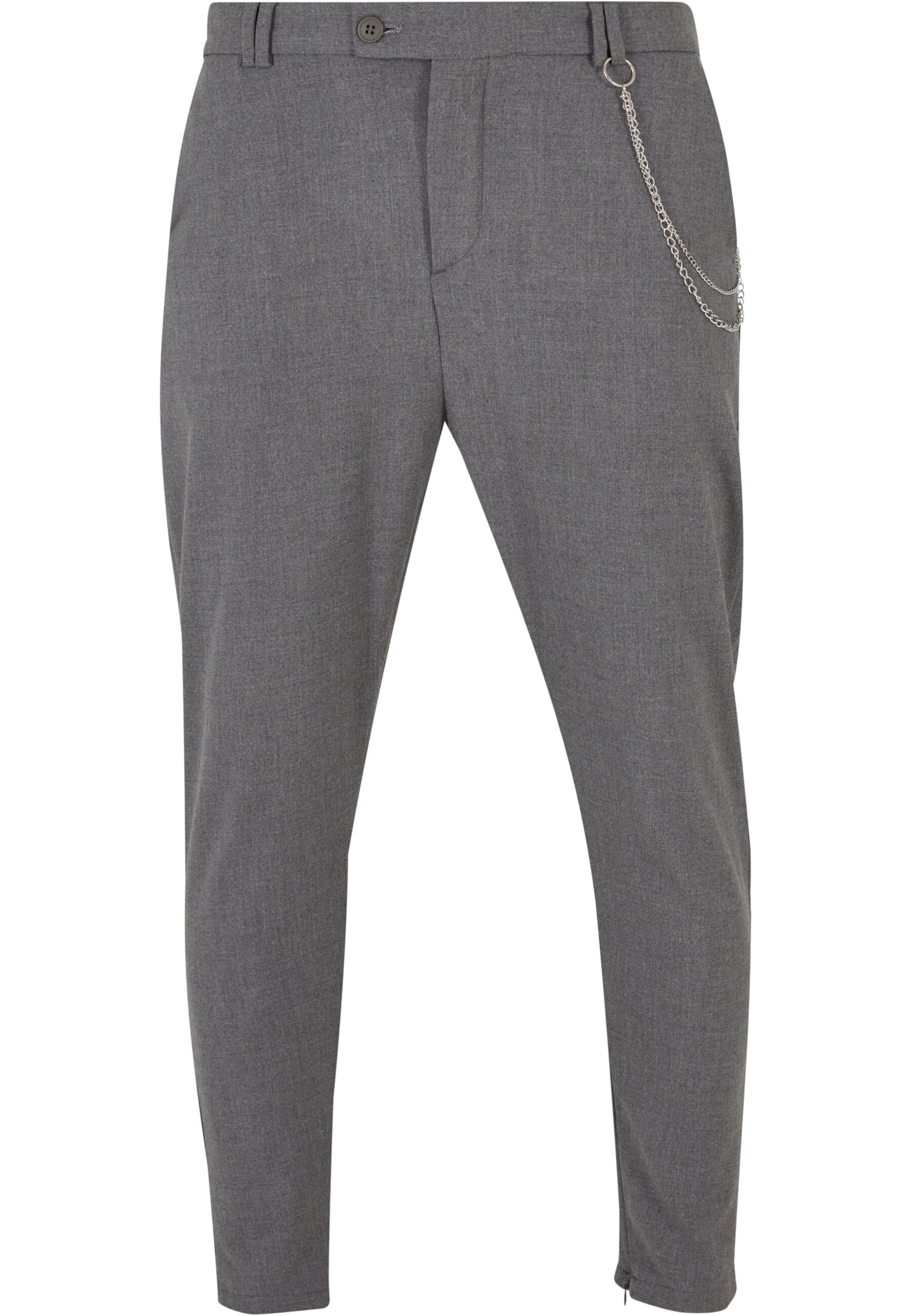 Slimfit Pantaloni di 2Y Premium in grigio: frontale