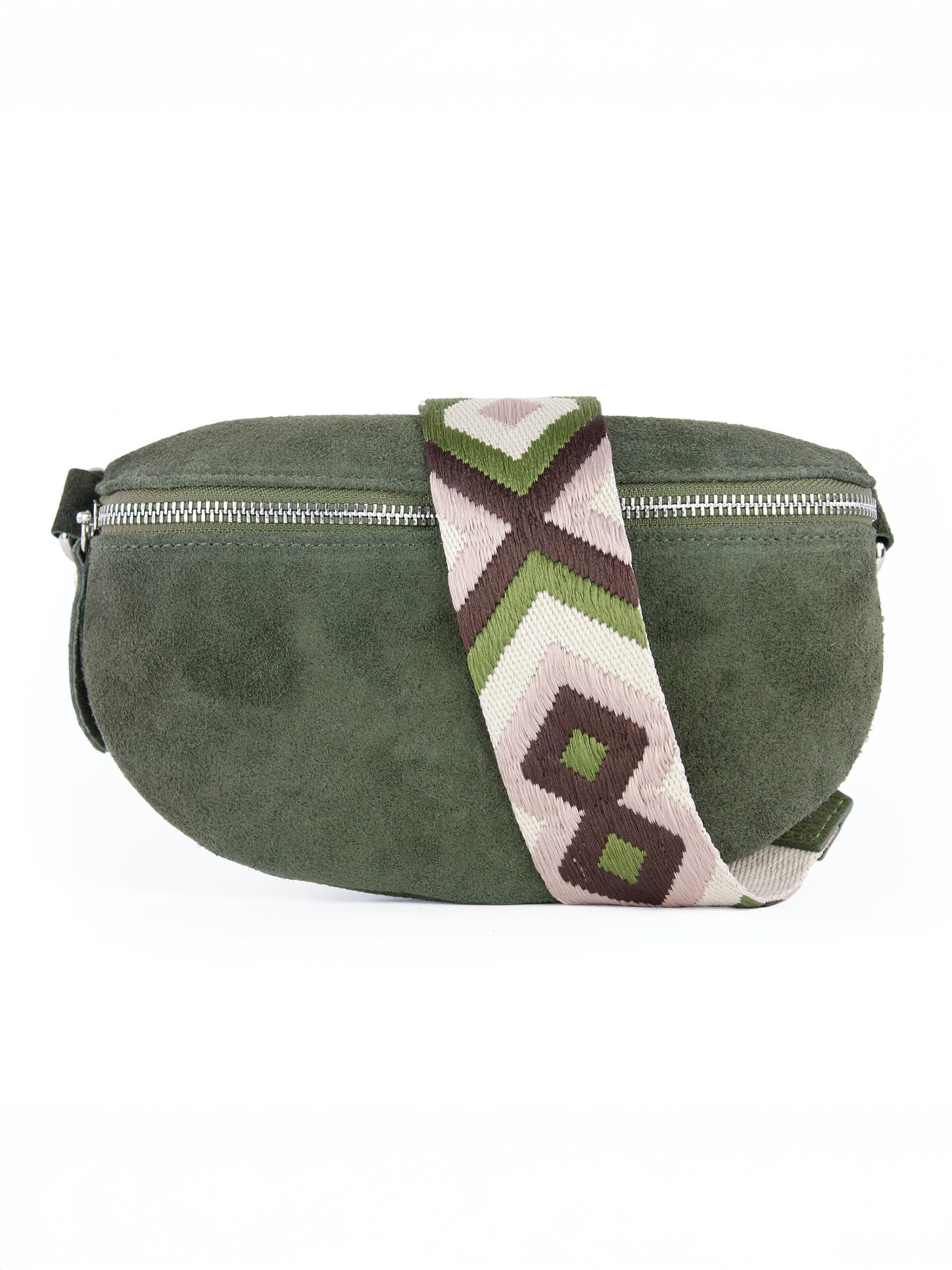 lePelou Gürteltasche 'ONDA small'‌‌‌‌‌‌‌‌ in Grün: Vorderseite