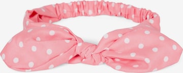 styleBREAKER Hair jewelry 'Haarband mit Punkte Muster und Schleife' in Orange: front