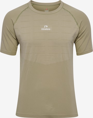 Newline Performance Shirt 'PACE' in Green: front