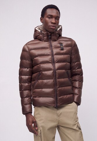 Blauer.USA Winterjas in Bruin: voorkant