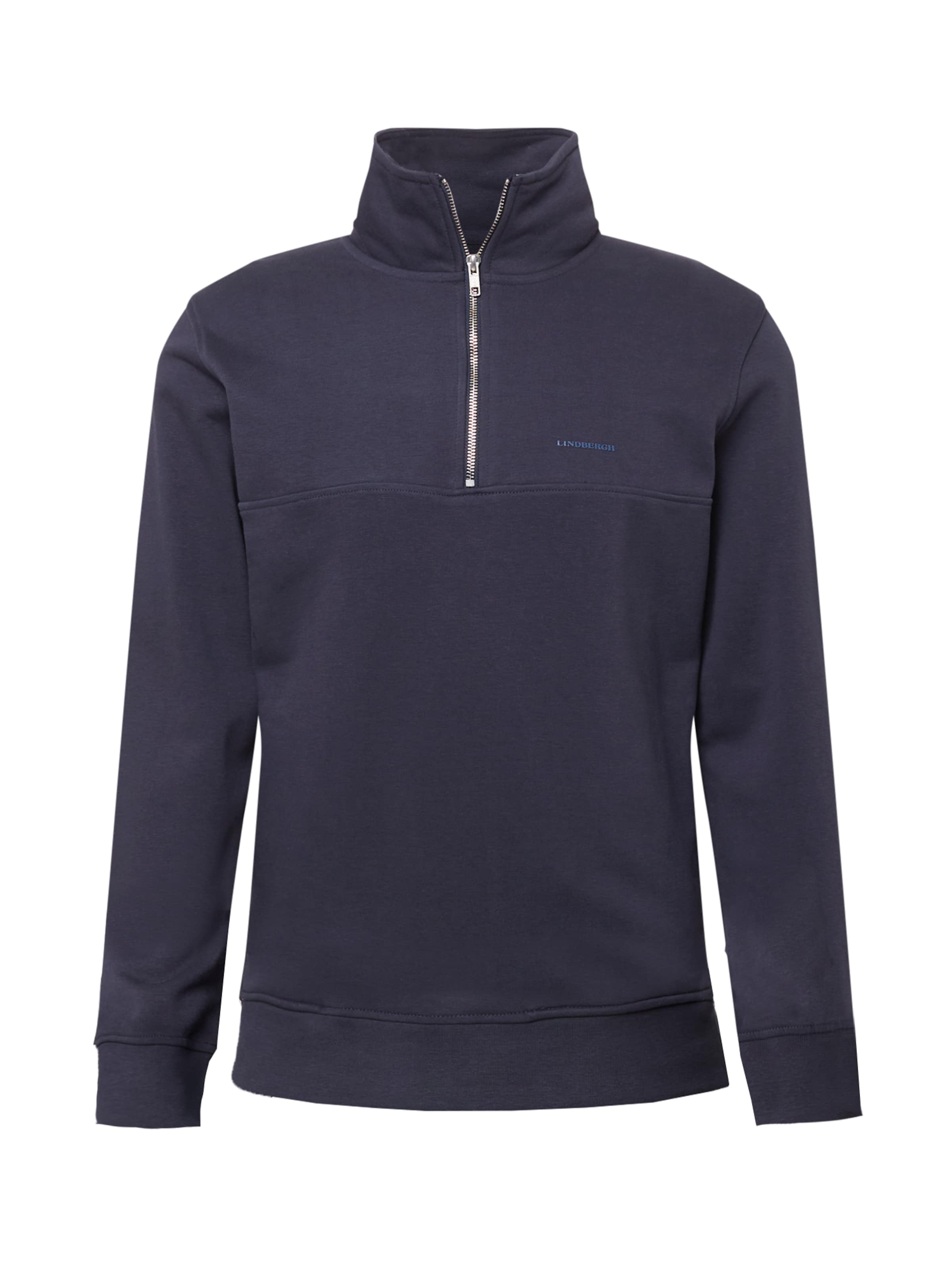 Männer Sweat Lindbergh Sweatshirt in Nachtblau - SY81256 Männer Sweat Lindbergh Sweatshirt in Nachtblau - SY81256