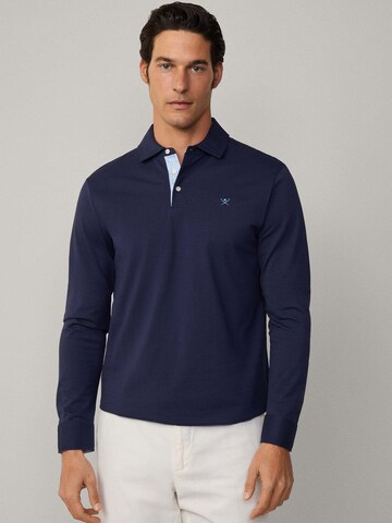 Hackett London Poloshirt in Blau: Vorderseite