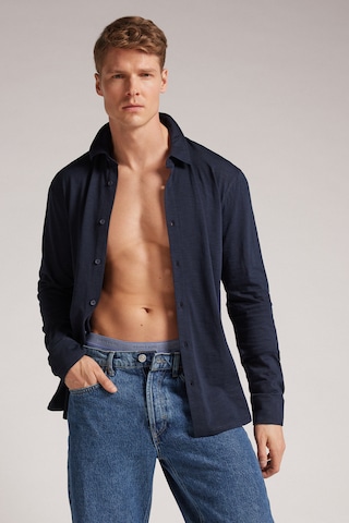 INTIMISSIMI Slim Fit Shirt in Blau
