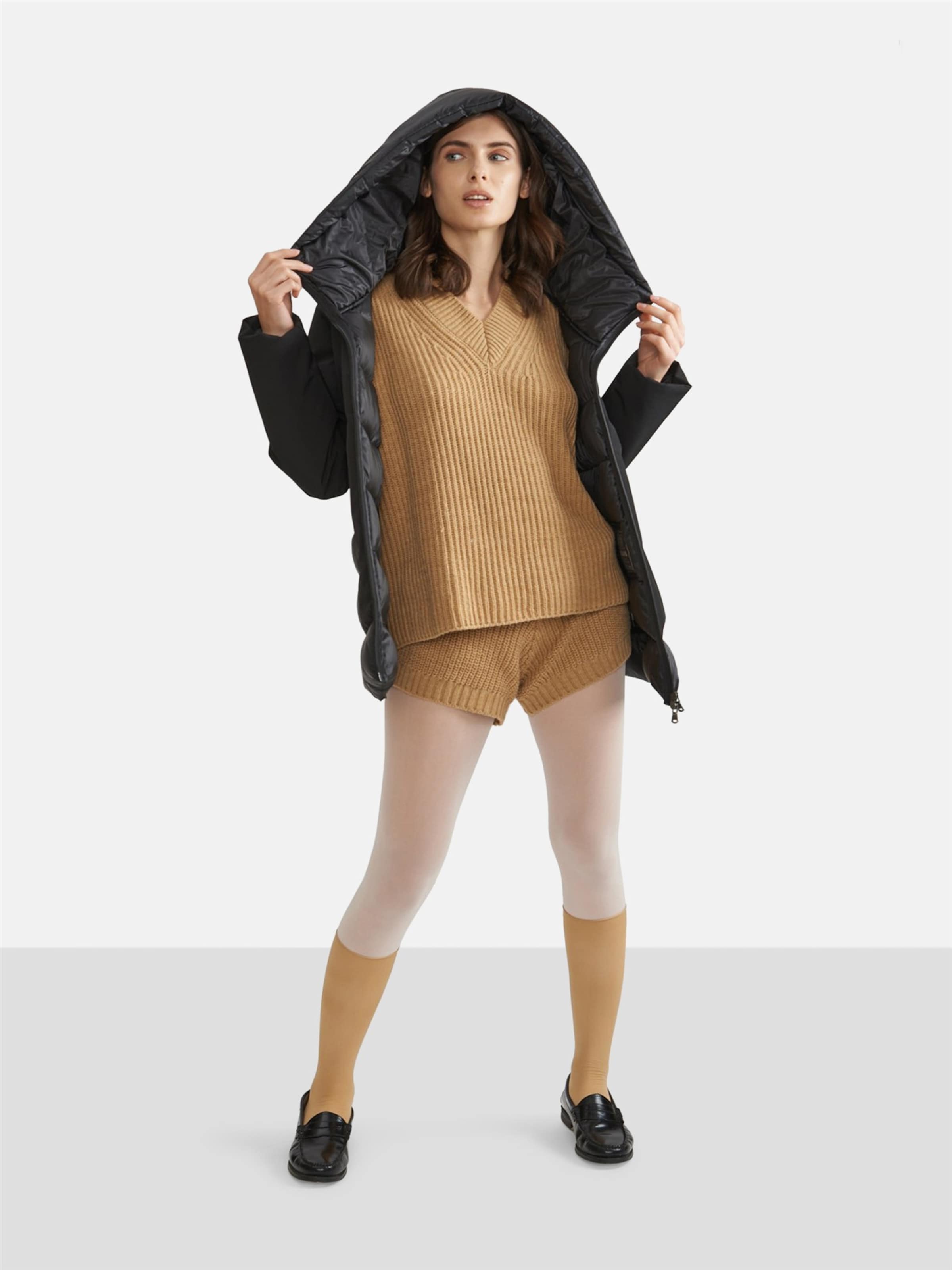 Canadian Classics Tussenparka ' LYTTON ' in Zwart: voorkant