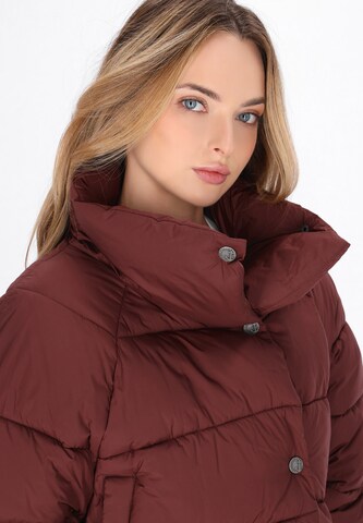 DreiMaster Maritim Winterjas in Rood