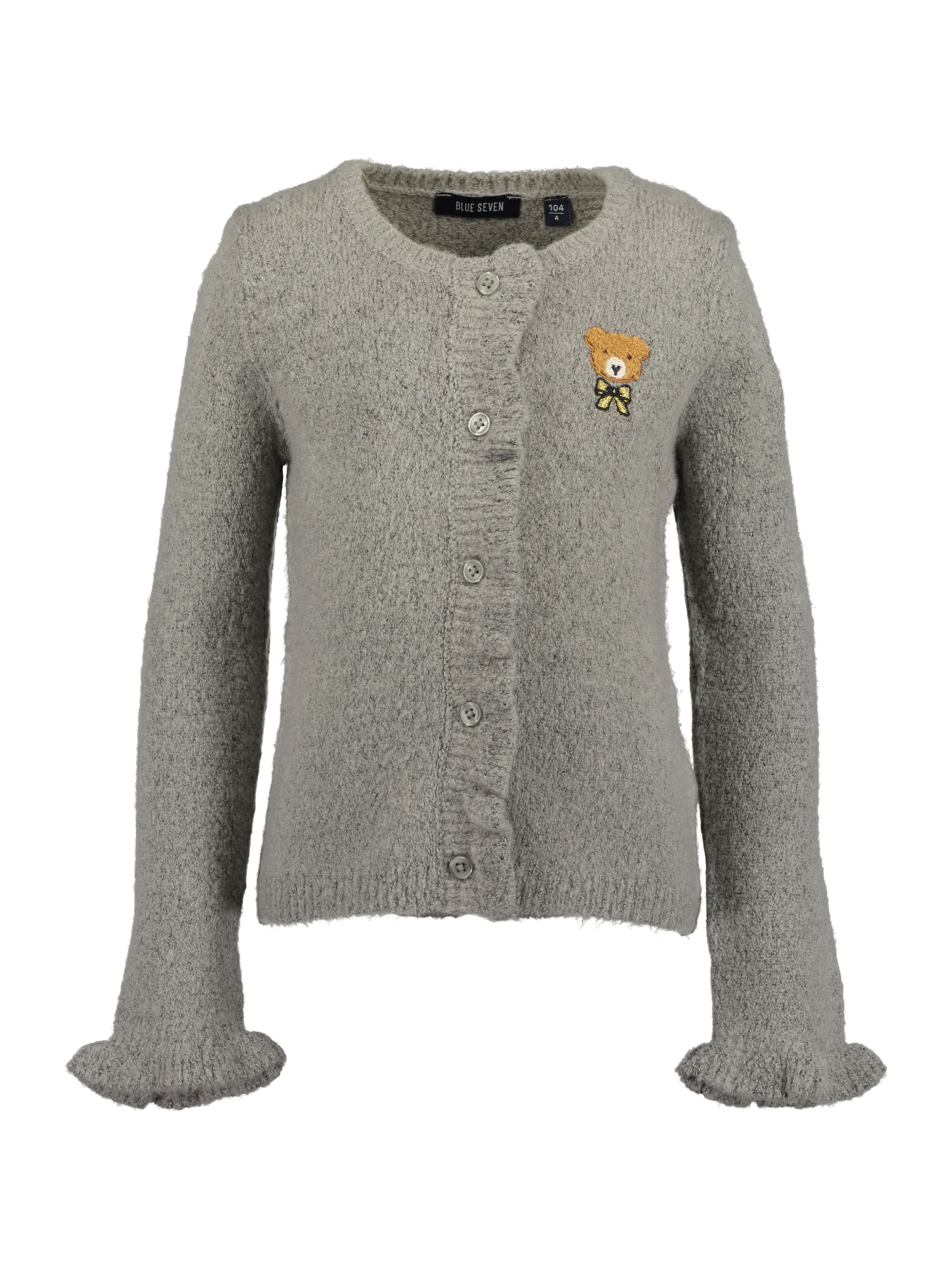 BLUE SEVEN Knit Cardigan in Grey: front