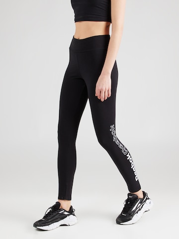 Reebok - Skinny Calças de desporto 'Rie' em preto: frente