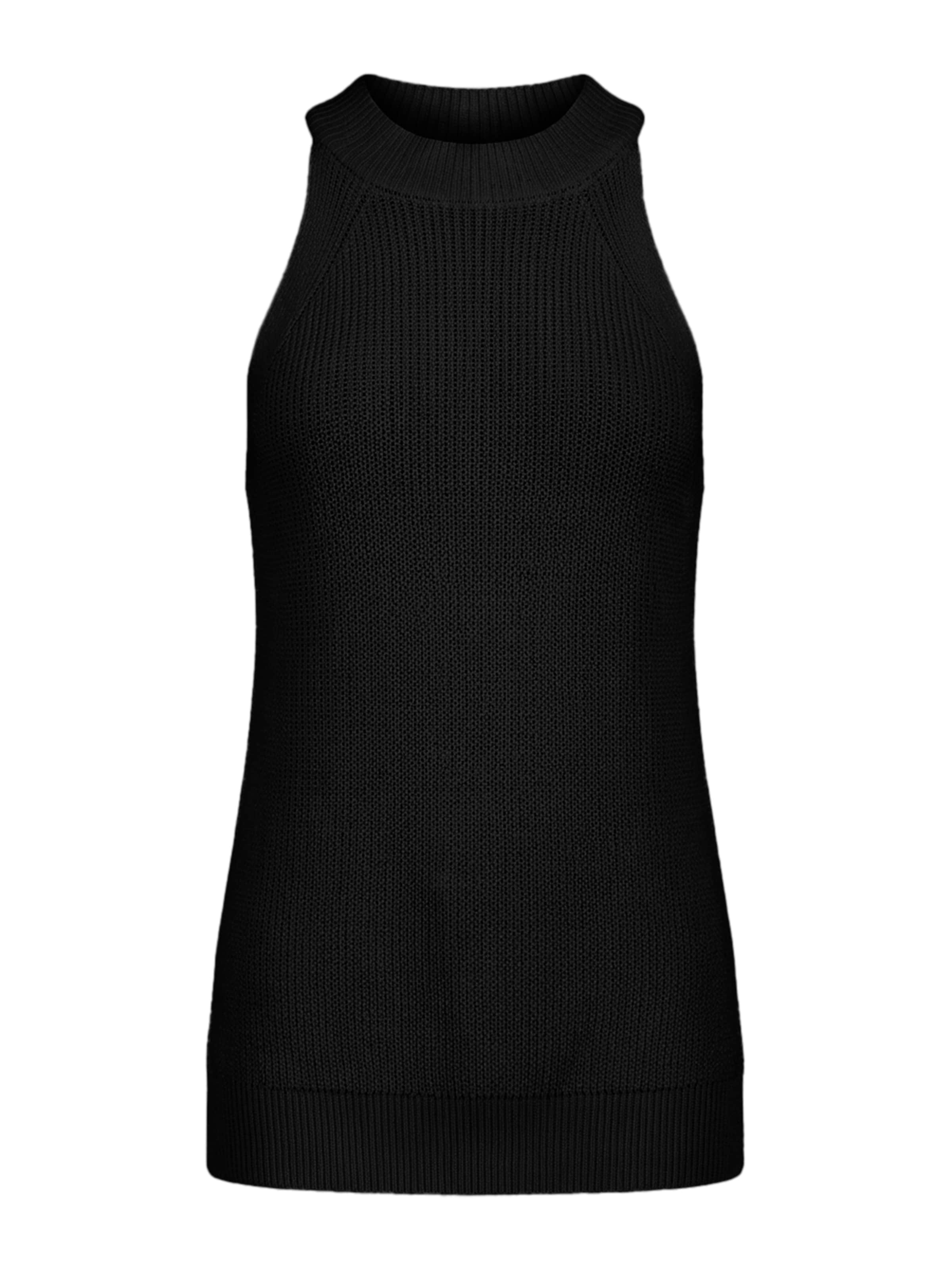 Imily Bela - Top de punto en negro: frente