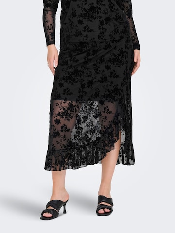 ONLY Carmakoma Rok 'CARELODIE' in Zwart: voorkant