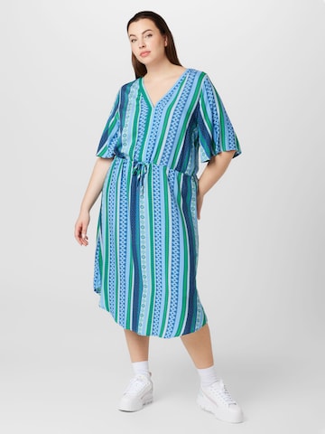 Robe 'MARRAKESH' ONLY Carmakoma en bleu : devant