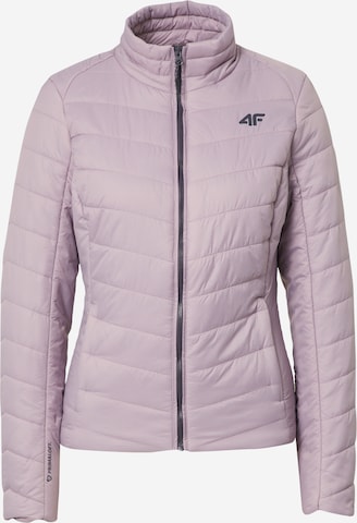 4F Športna jakna | vijolična barva: sprednja stran