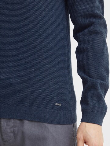 INDICODE JEANS Trui ' Label ' in Blauw