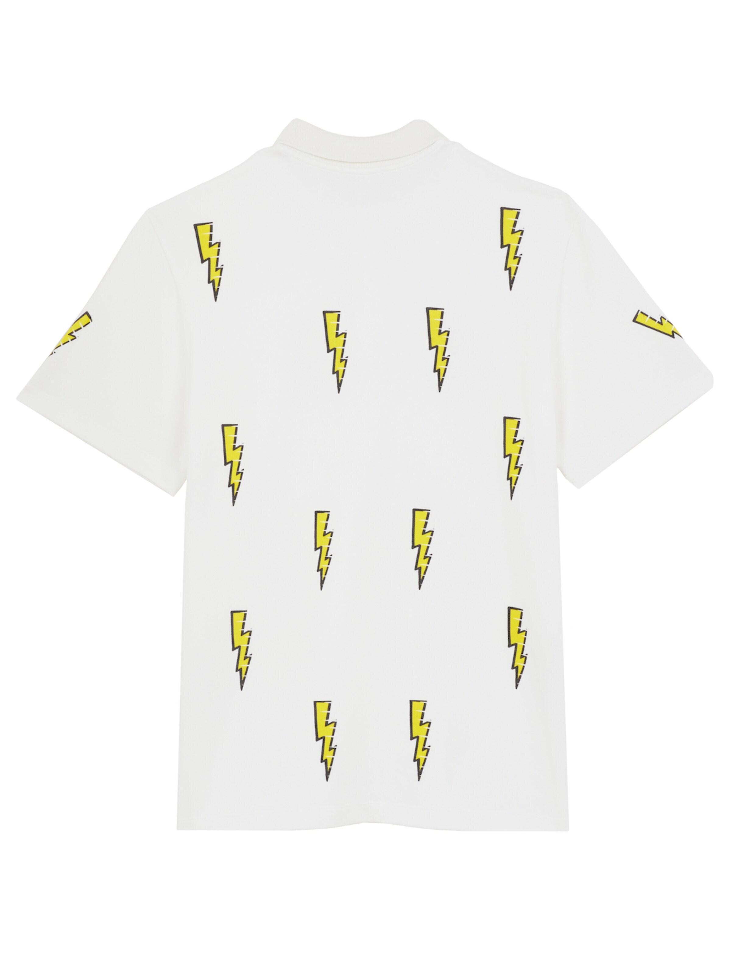 T-Shirt 'Speed Bolt Polo' The Rad Black Kids en blanc
