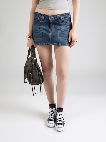 BDG Urban OutfittersSuknja - plava boja: prednji dio
