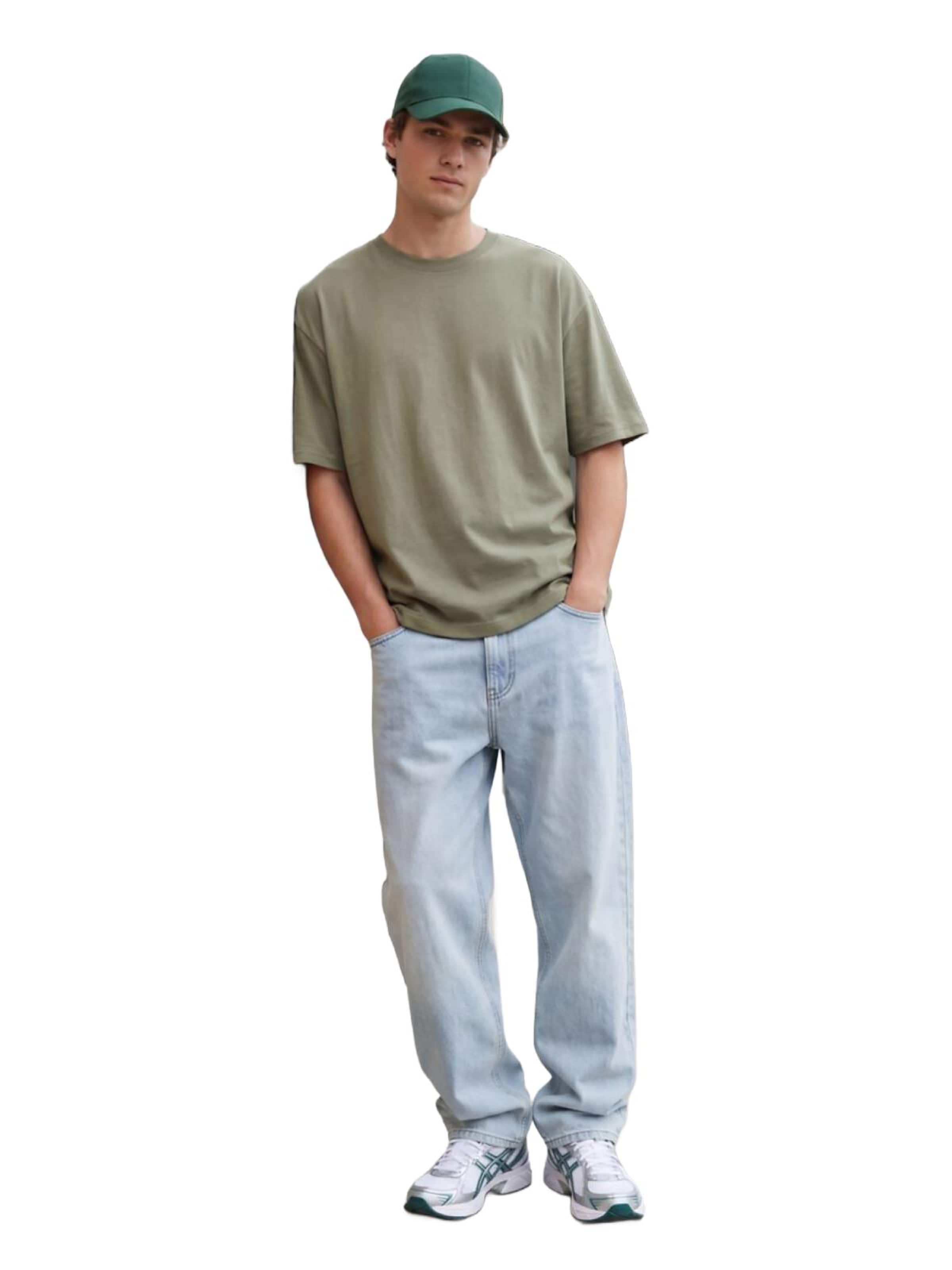 LTB Jeans Shirt 'LTB Jeans Herren Soft Touch T-Shirt' in Green: front