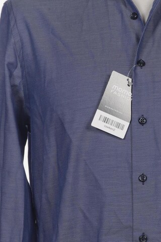HECHTER PARIS Button Up Shirt in M in Blue