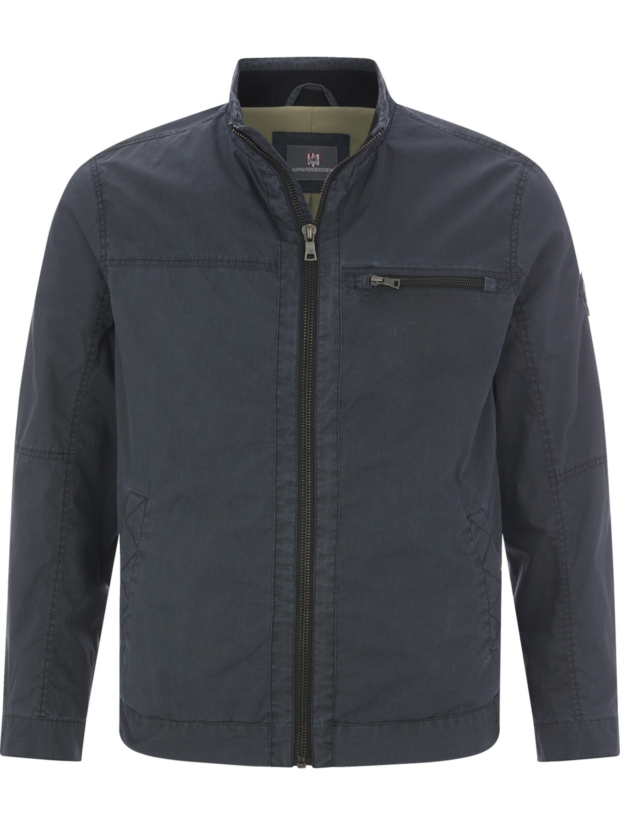 Jan Vanderstorm Jacke 'Strudar' in Grau: Vorderseite