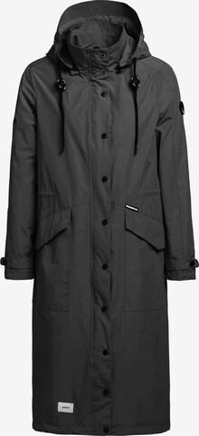 Manteau mi-saison 'SMILLA' khujo en noir : devant