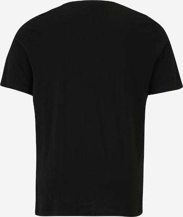 Jack & Jones Plus T-Shirt 'ARUBA' in Schwarz