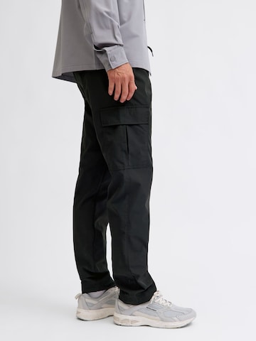 Regular Pantalon cargo JACK & JONES en noir