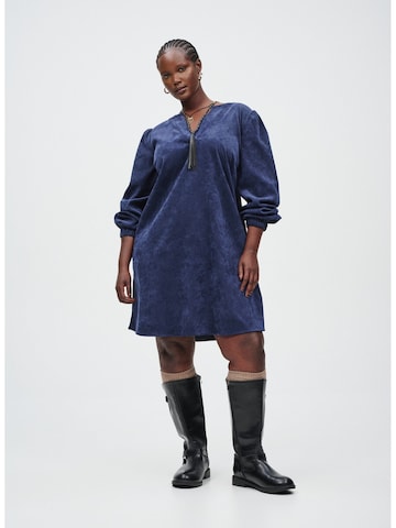 Zizzi Jurk 'VELENA' in Blauw: voorkant