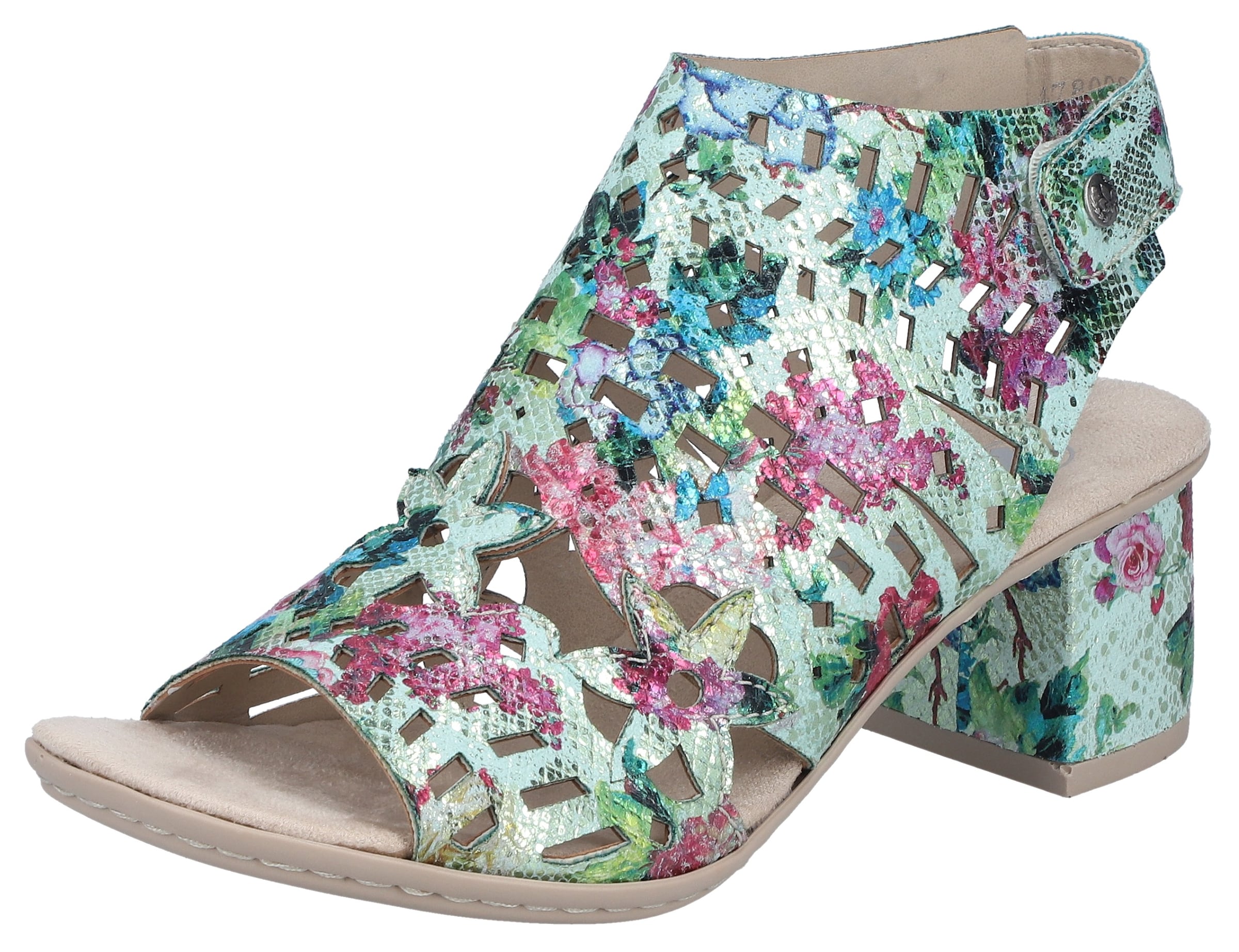 Rieker Sandale in Grün: Vorderseite