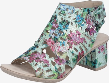 Rieker Sandale in Grün: Vorderseite