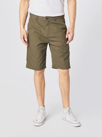 EDC BY ESPRIT Chino Pants in Green: front